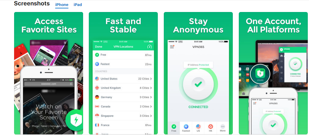 تغيير الاي بي للأيفون والحفاظ على خصوصيتك VPN 365 - WiFi Security 2